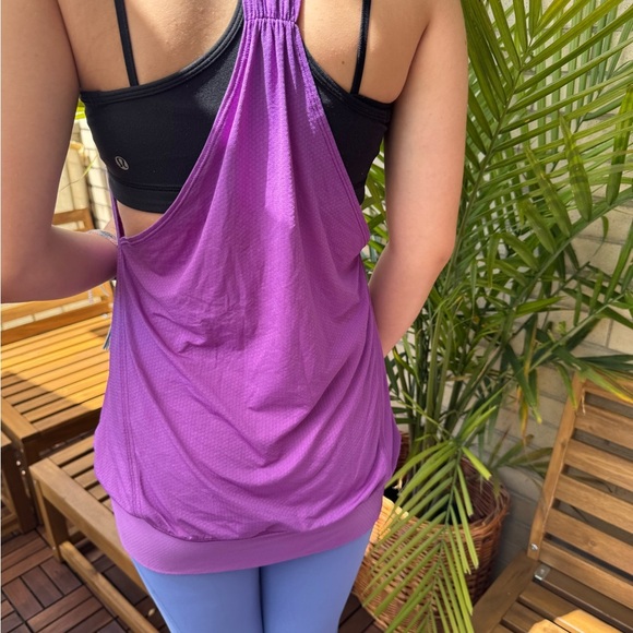 lululemon athletica Purple Short Sleeve Top - Picture 4 of 6
